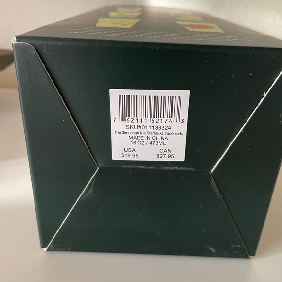 Starbucks Halloween 2022 Box Set of 6 Glow in the Dark Grande Hot Drink Cups - Picture 4 of 4